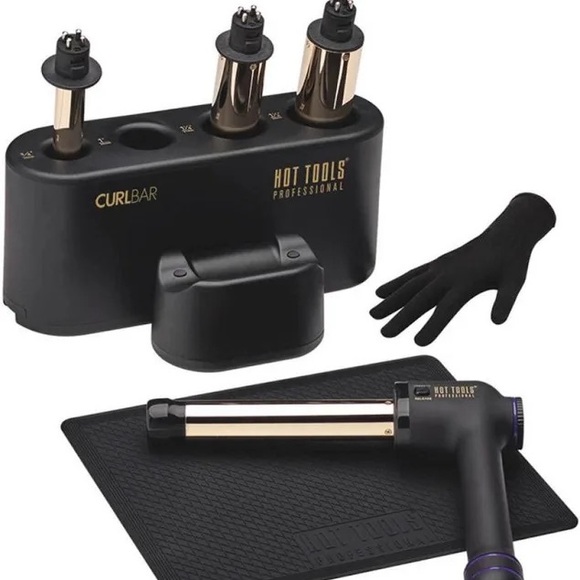 Hot Tools Professional Other - Hot Tools CurlBar Professional Curling Wand Set in Black and 24K Gold